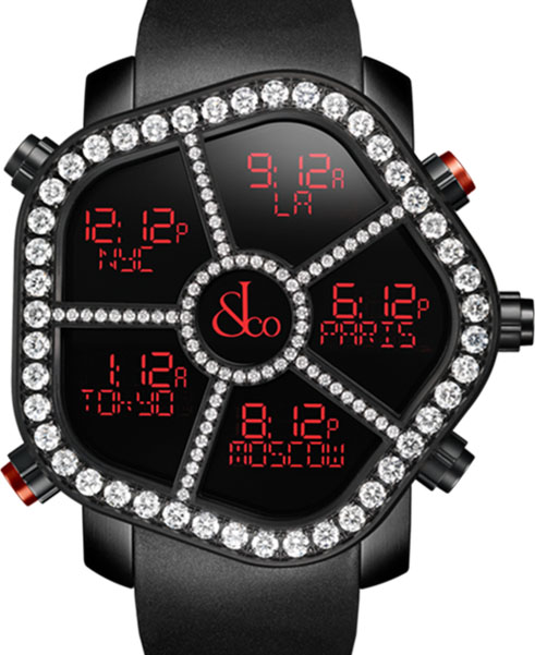 (image for) Jacob & Co GHOST SINGLE ROW WHITE DIAMONDS BEZEL 300.100.11.RP.PB.4NS watch for sale
